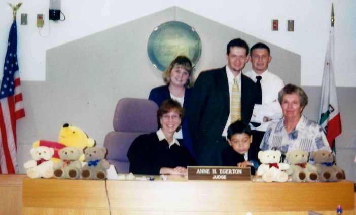 Judge Eggerton was actually quite nice - nothing like Judge Judy. Still couldn't get Carlos to smile though.