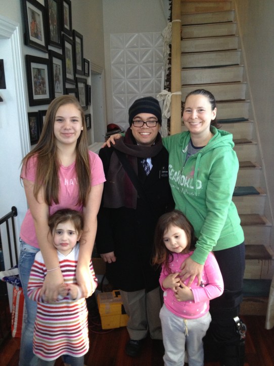 Saying goodbye to our missionary son.